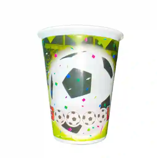 Vaso Desechable Futbol Paquete 6 Oz X 12- Copa America Colombia