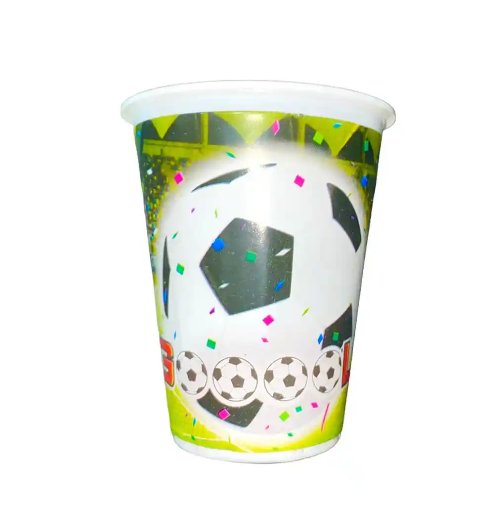 Vaso Desechable Futbol Paquete 6 Oz X 12- Copa America Colombia