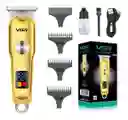 Maquina Corta Pelo Barba Vgr V-290 Panel Led Recargable Usb Color Dorado