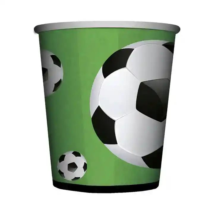 Vaso Desechable De Futbol Carton 9 Oz Sempertex X 8 - Copa America Colombia