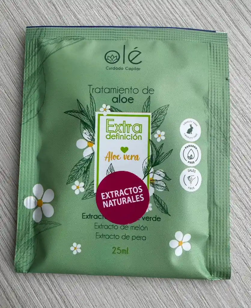 Ole Cuidado Capilar Tratamiento De Aloe Sachet