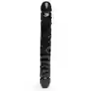 Dildo Doble, Consolador Doble Talla Mediana, Color Negro