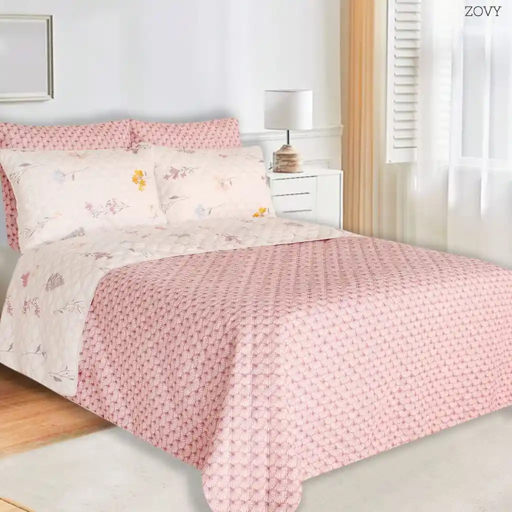 Colcha Doble Faz Ragazza Zovy Estampada Para Cama Doble