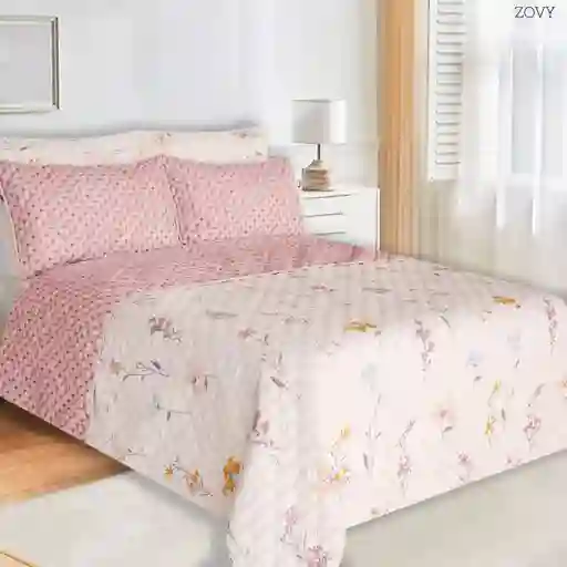 Colcha Doble Faz Ragazza Zovy Estampada Para Cama Doble