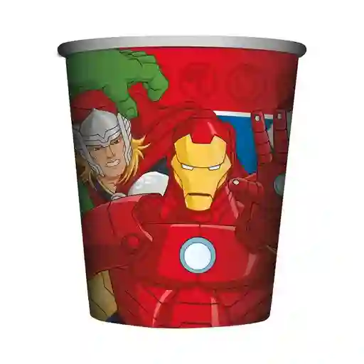 Vaso Desechable Avengers De Carton 9 Oz X 8 Sempertex