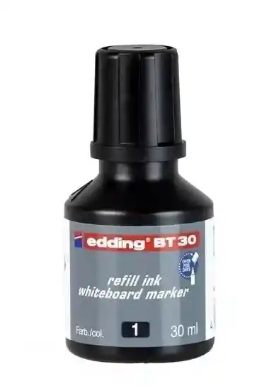 Tinta Edding Borrable Para Marcador Recargable Color Negro