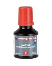 Tinta Edding Borrable Para Marcador Recargable Color Rojo