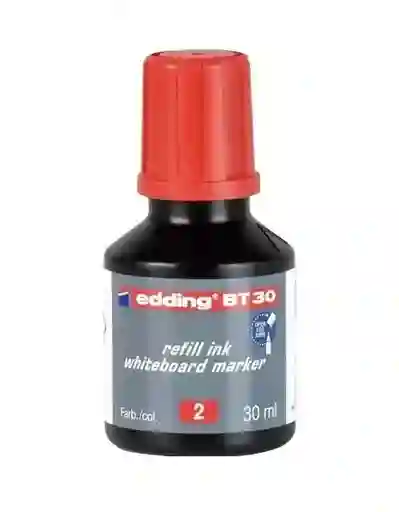 Tinta Edding Borrable Para Marcador Recargable Color Rojo