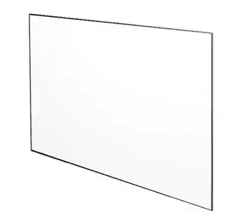 Tablero Acrilico Blanco 40 X 60 Cm
