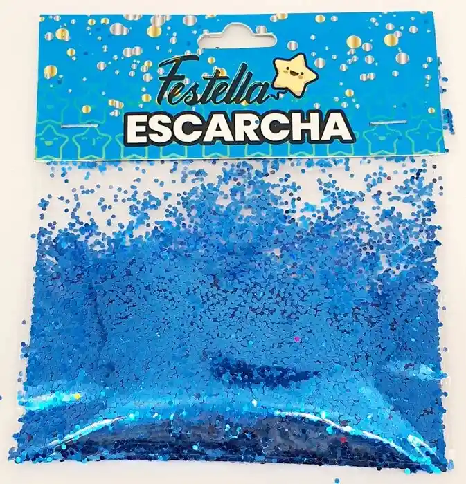 Escarcha Para Globo Color Azul