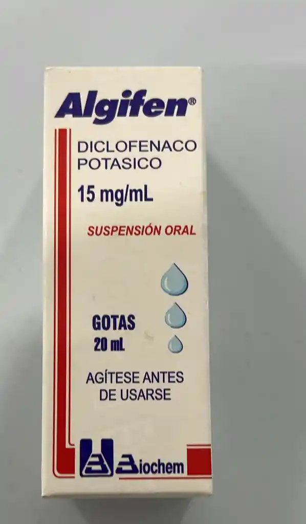 Algifen Diclofenaco Gotas Por 15ml. Biochem