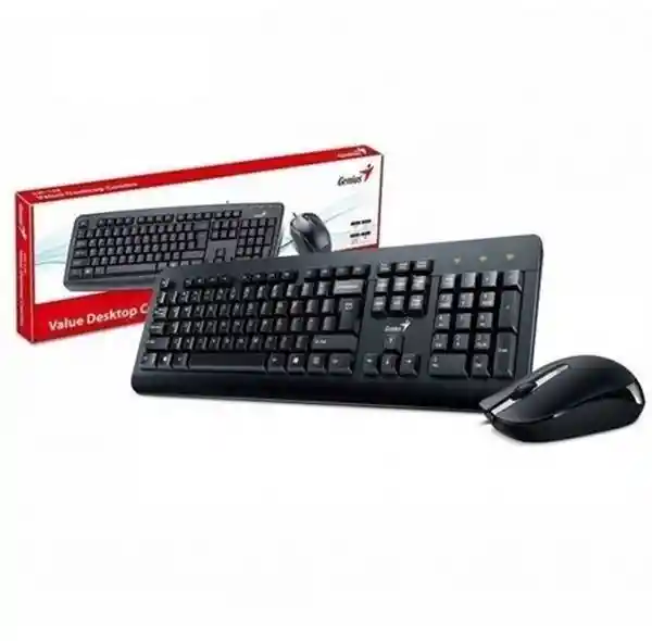 Genius Combo Teclado + Mouse Genius Alambrico Español Km-170 Usb - Negro