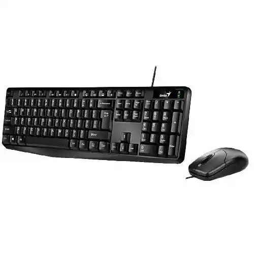 Genius Combo Teclado + Mouse Genius Alambrico Español Km-170 Usb - Negro