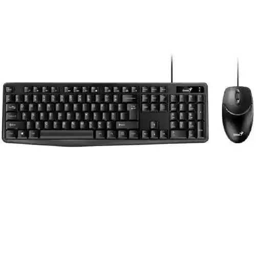 Genius Combo Teclado + Mouse Genius Alambrico Español Km-170 Usb - Negro