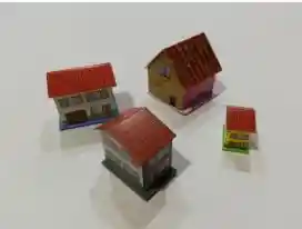 Casa Pequeña Maqueta X4