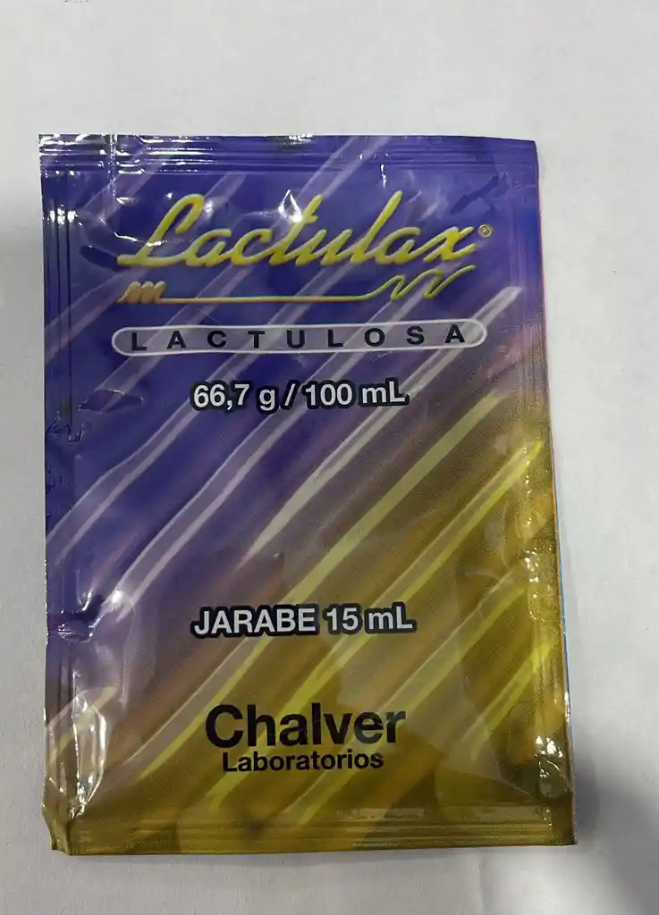 Lactulosa 66.7% Lactulax Sobre Por 15ml. Chalver.