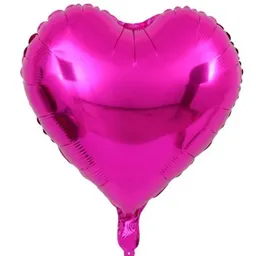 Globo Metalizado Corazon 18" 46 Cms Fucsia