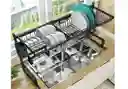 Escurridor Y Organizador De Platos En Acero Inoxidable 65cm