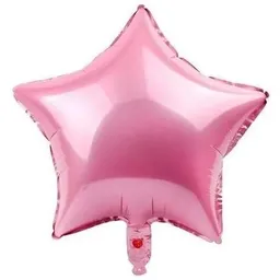 Globo Metalizado Estrella 18" 46 Cms Rosado