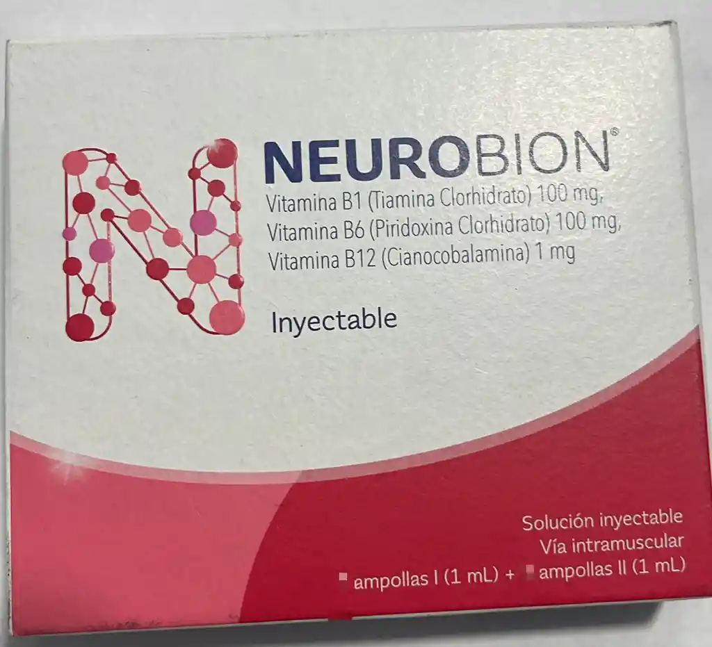 Neurobion Ampolla Por 1 Dosis 1ml+1ml.