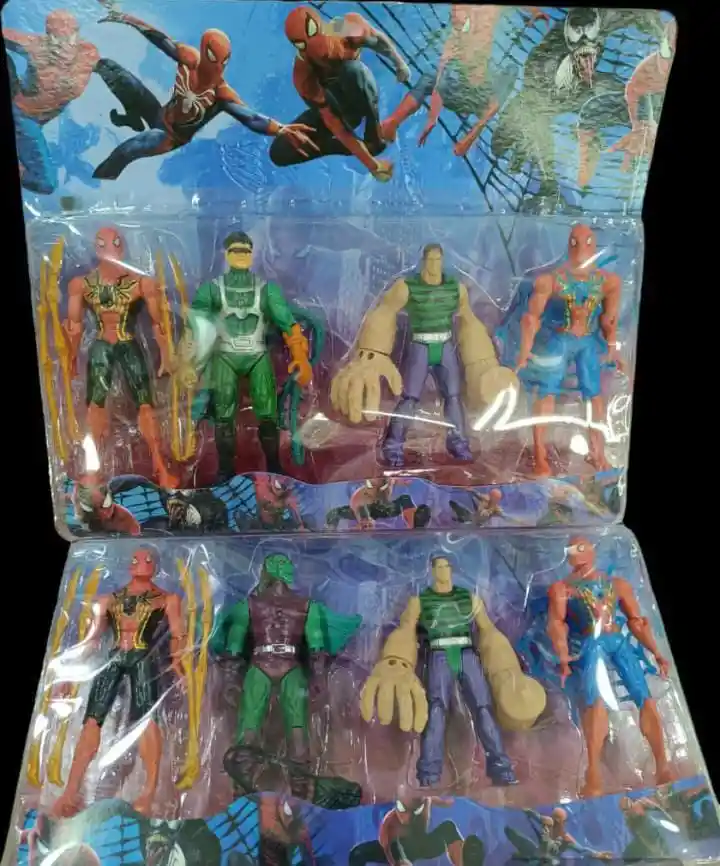 Juguete Figuras Villanos Spiderman X4