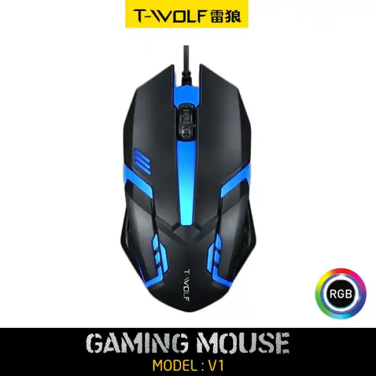 Mouse Gamer T-wolf V1 Rgb