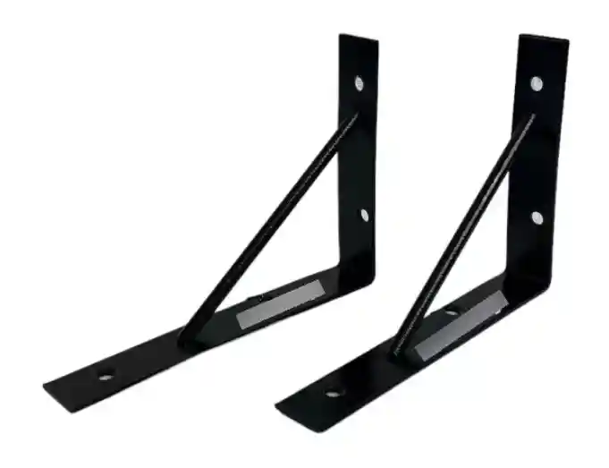 Soportes 20 Cm Negros X 2 Unid (pie Amigos)