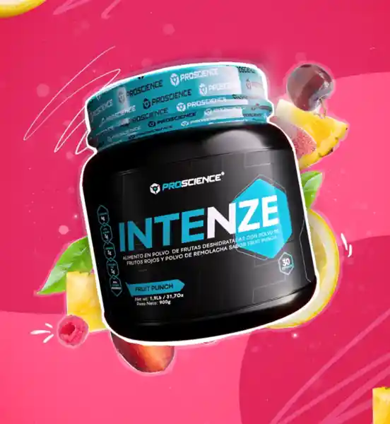 Intenze Preentreno X 30 Servicios Fruit Punch Proscience