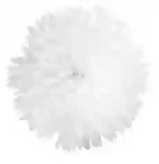 Pompon De Papel Seda Para Fiesta 33 Cm Blanco