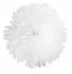 Pompon De Papel Seda Para Fiesta 33 Cm Blanco