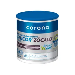 Estuco Impermeabilizante Zocalo 1/4 Gl Corona