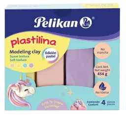 Plastilina Pelikan Tonos Pastel X 4