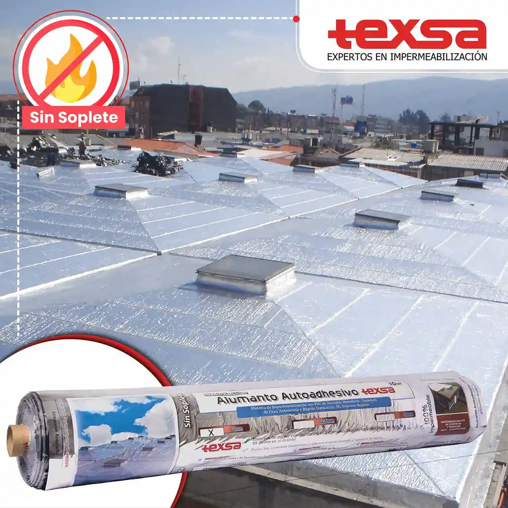 Manto Asfaltico 1 X 1 Mt Adhesivo