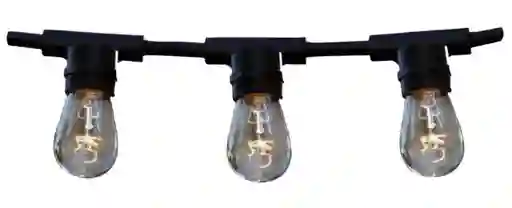¡¡¡ Super Combo !!! Ramal O Extension De Bombillos X 5 Mts De Alta Calidad + 10 Bombillos Led Luz Calida Eco