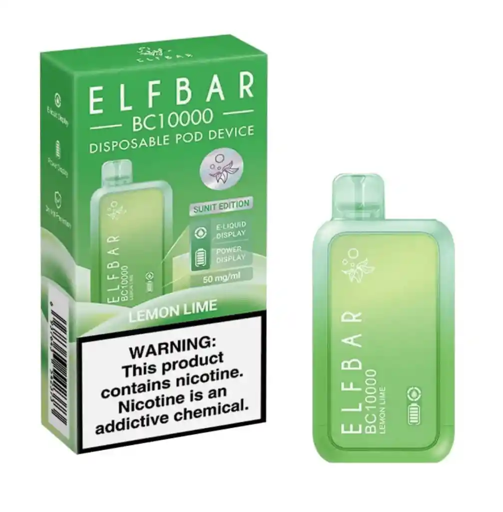 Vape Elfbar Lemon Lime 10.000 Puffs