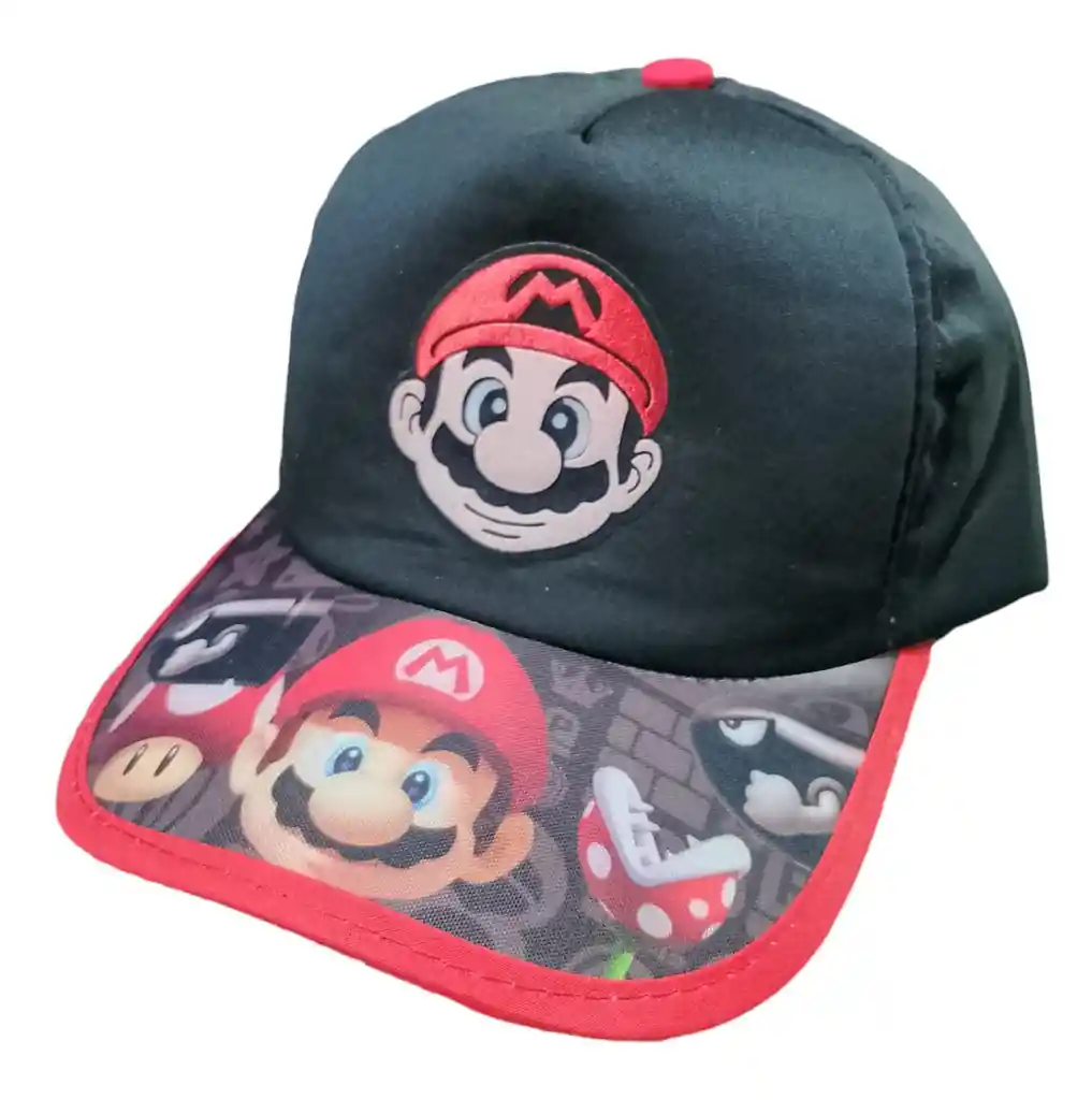 Gorra Mario Bros Gorras Para Niños Mario Bros