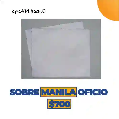 Sobre De Manila Oficio X Und