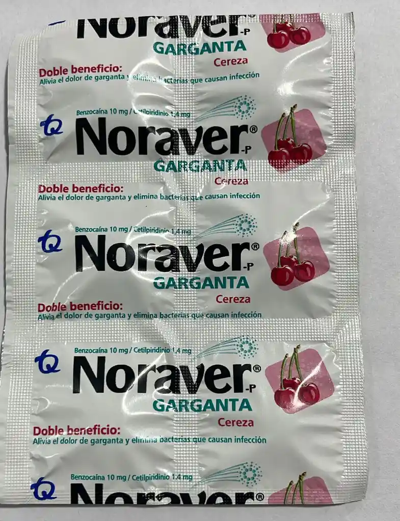 Noraver Cereza Por 1 Pastilla