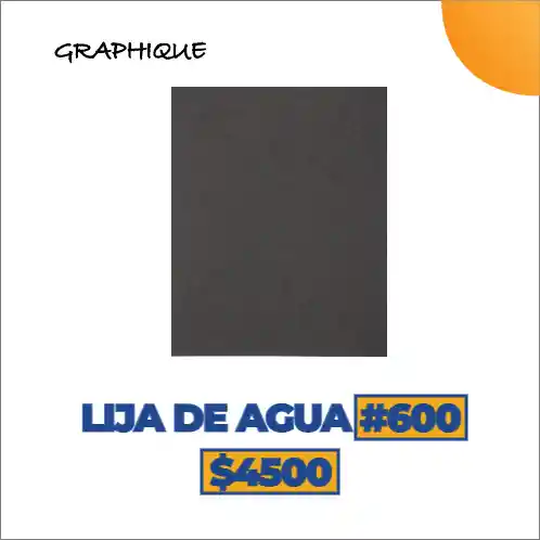 Lija De Agua #600