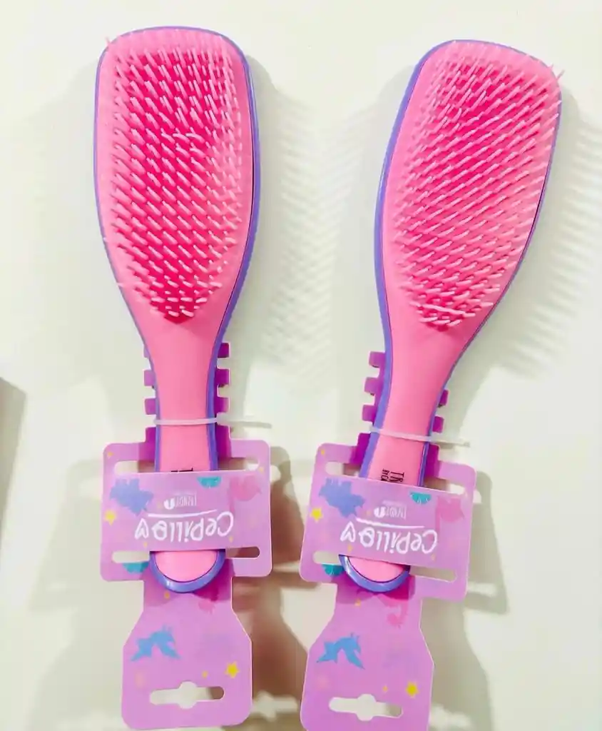 Cepillo Anti Frizz Rosado Trendy