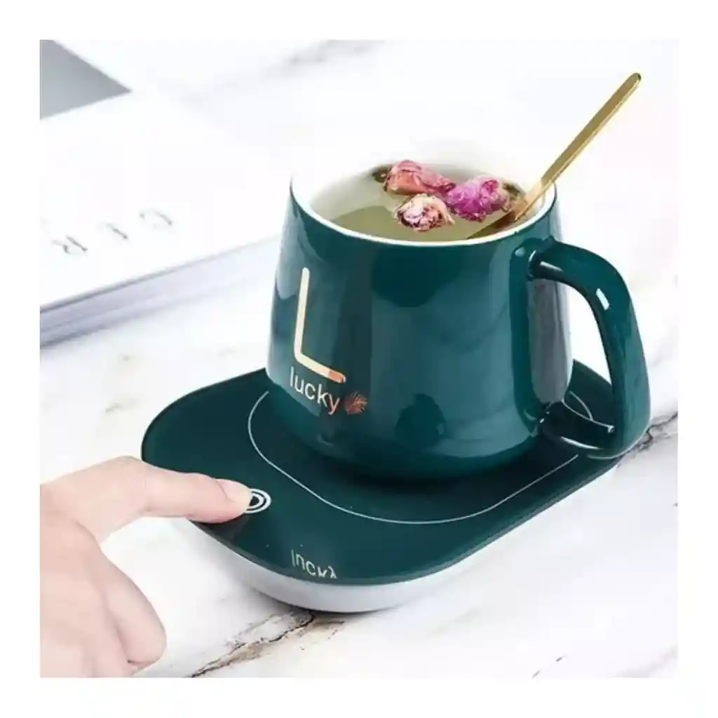 Taza Con Calentador Eléctrico Inteligente Elegante