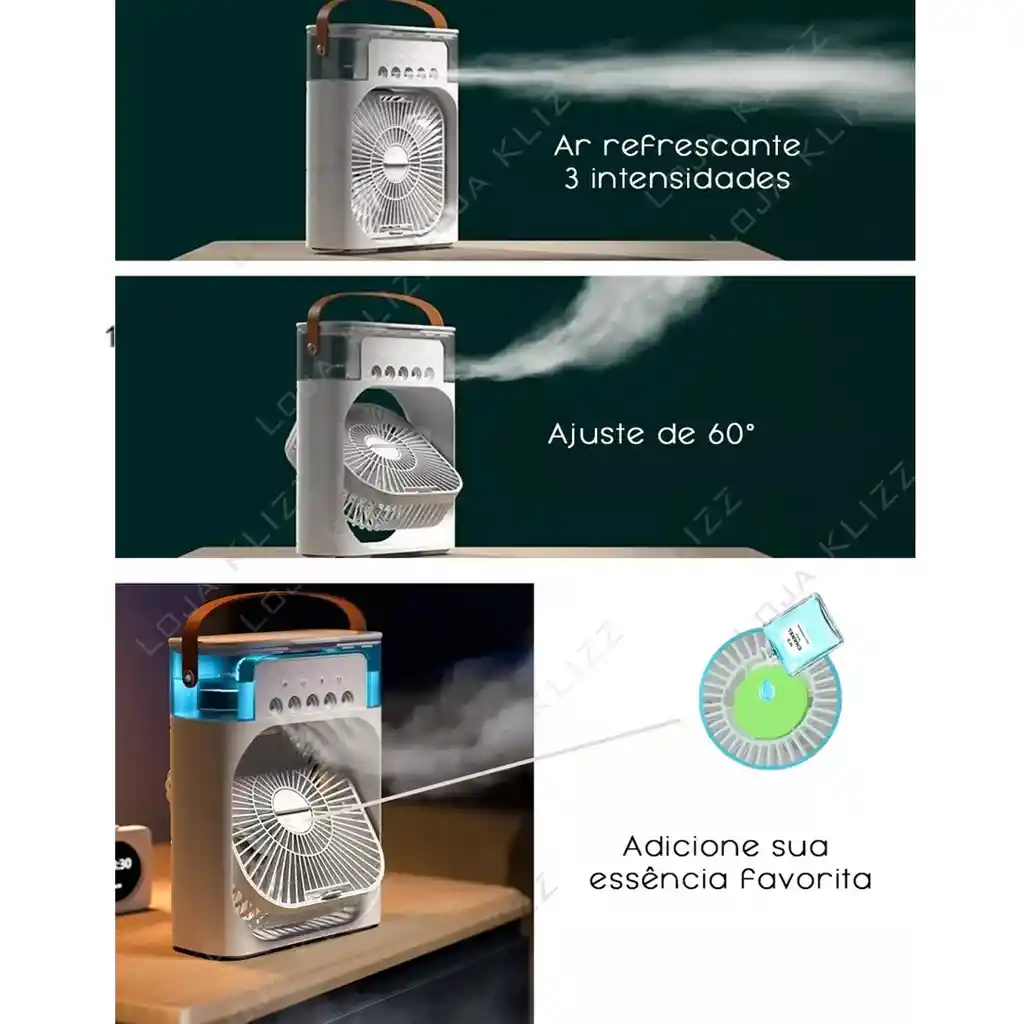 Aire Acondicionado Portátil Humidificador Personal