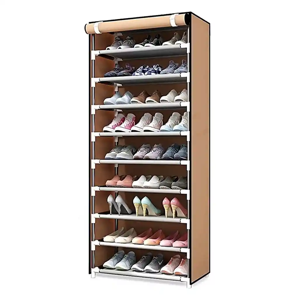 Organizador De Zapatos Armable De 9 Niveles Tipo Funda