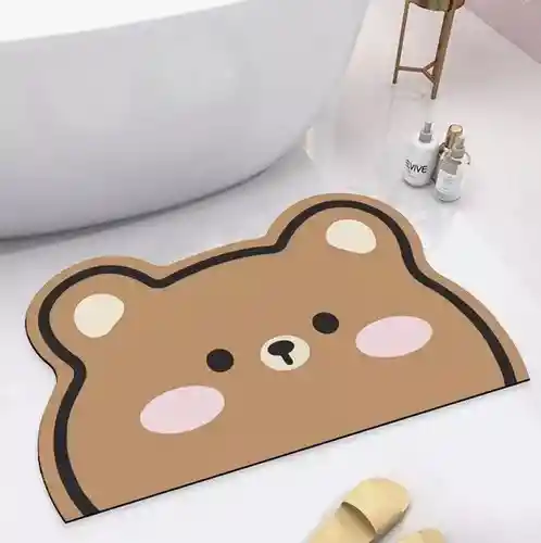 Tapete De Baño Animado Antidezlizante