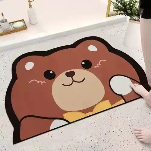 Tapete De Baño Animado Antidezlizante