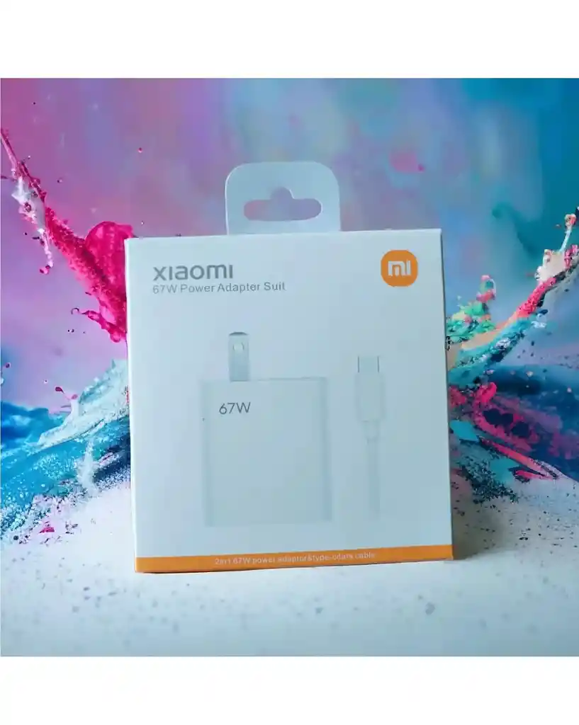 Cargador Xiaomi 67w Completo Cable Tipo C