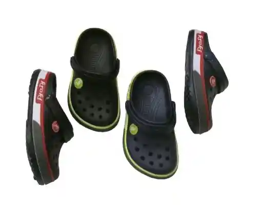 Chancla Sandalia Talla 24 Tipo Crocs Sueco Niño