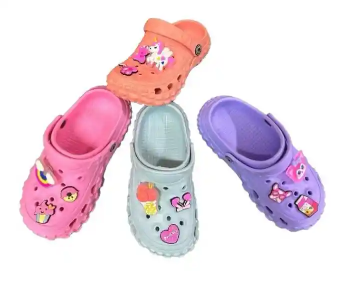 Chancla Sandalia Talla 30 Tipo Crocs Alta Sueco Dama