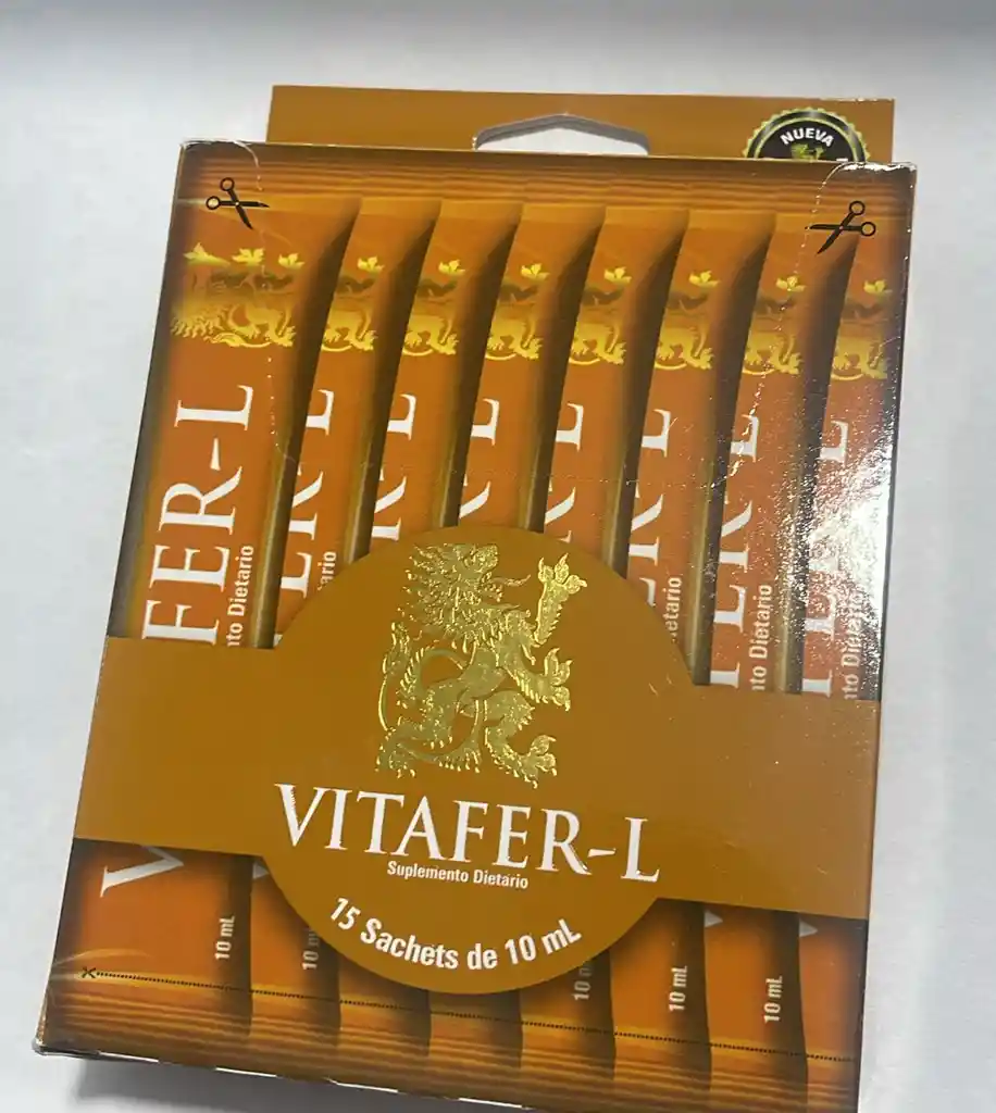 Vitafer L Por 10ml Caja De 15 Sobres