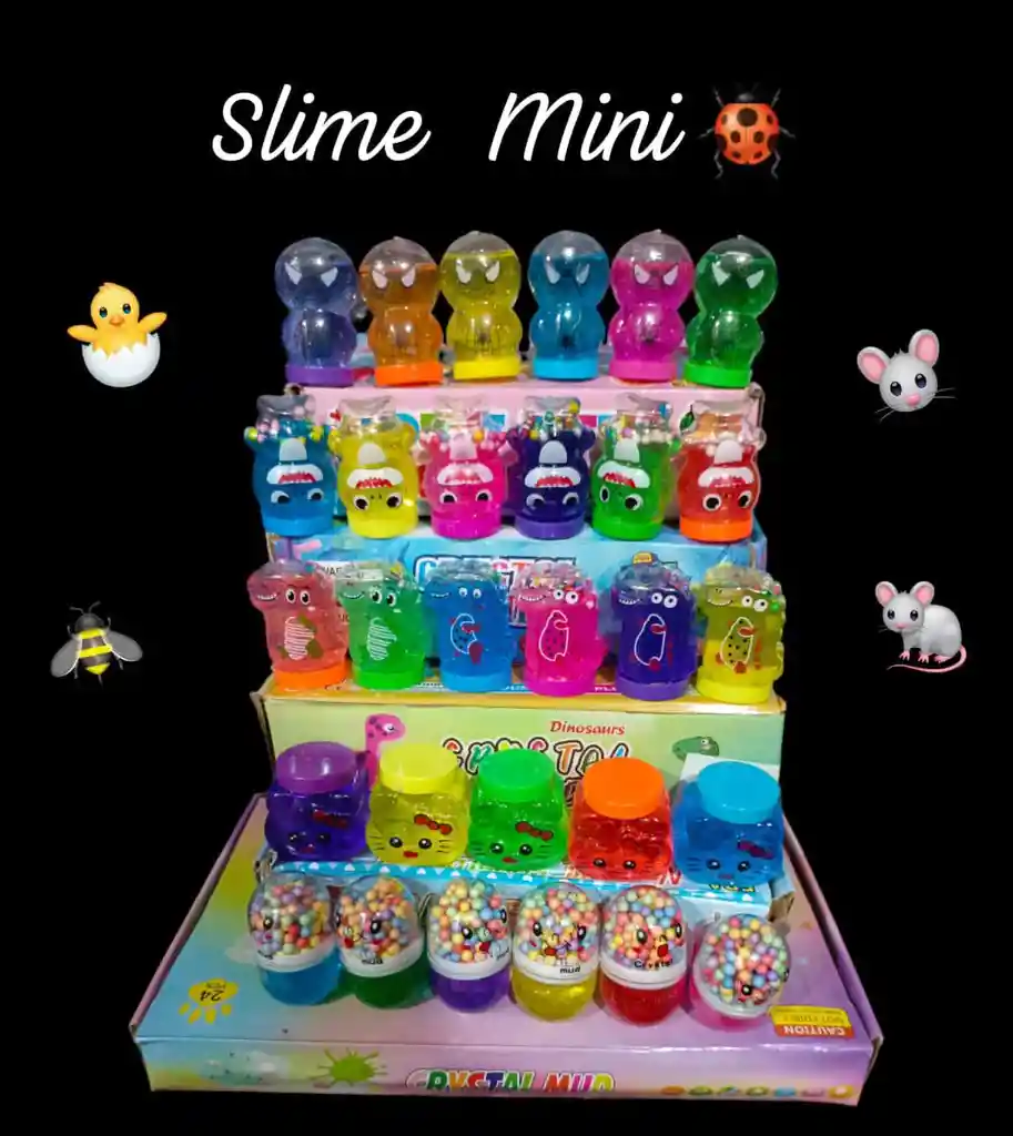 Slime Mini De Figuritas 7 Cm